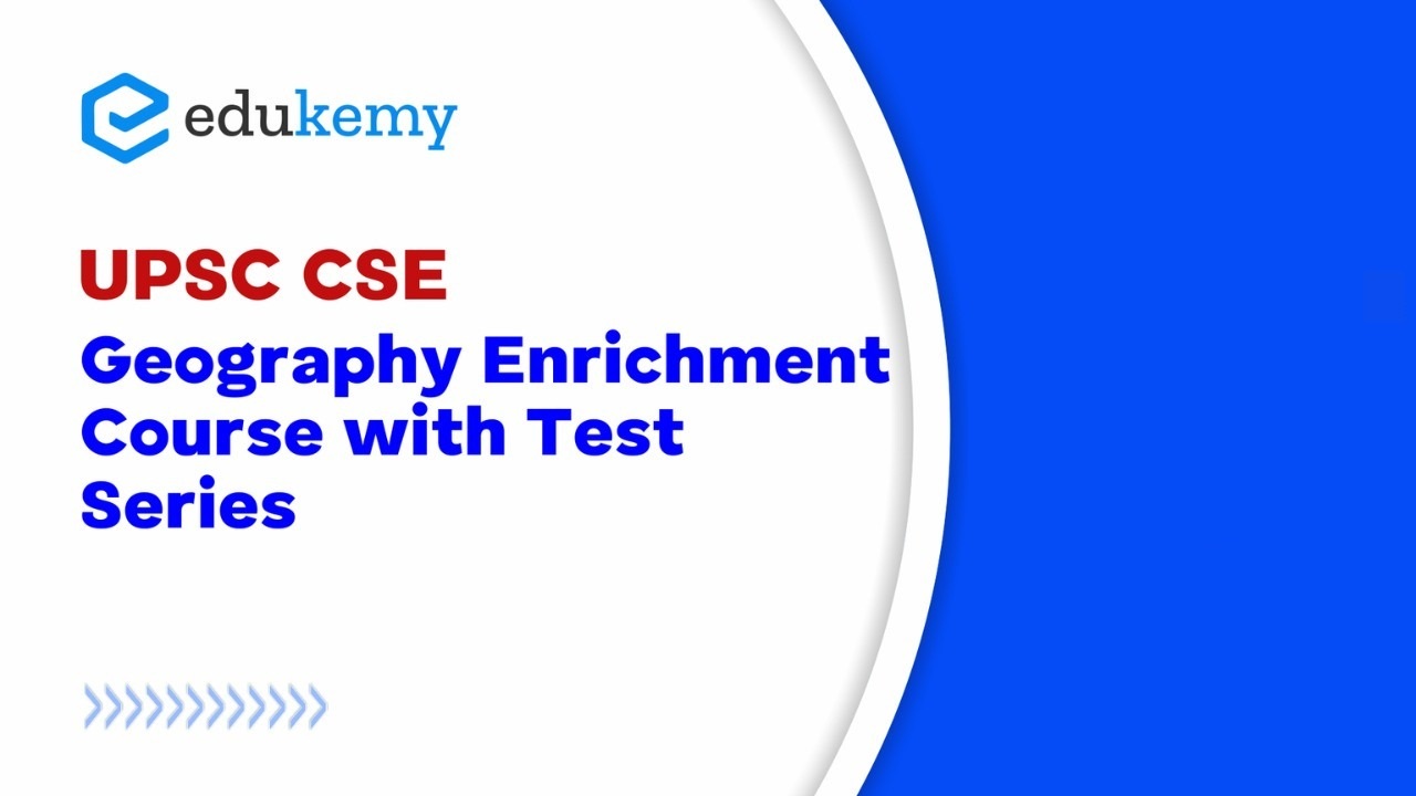 Geography Optional Enrichment with Test Series